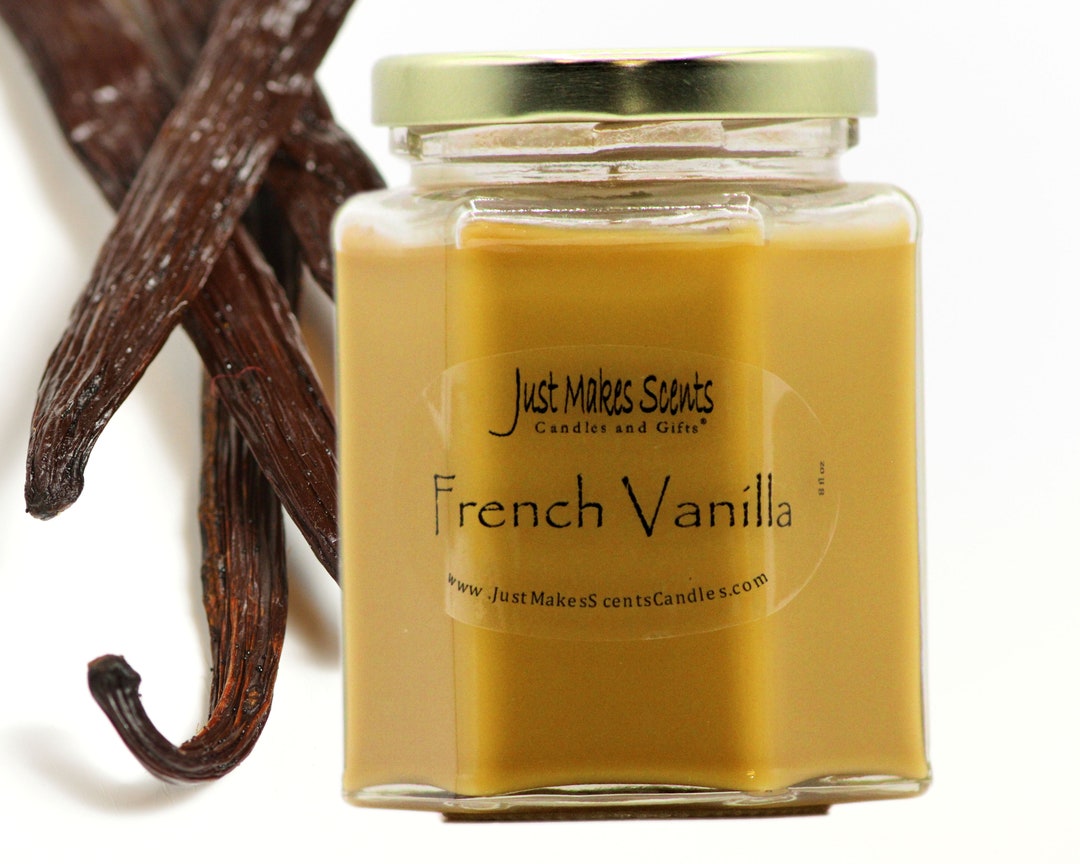 French Vanilla Scented Soy Candle Homemade French Vanilla Candle Home