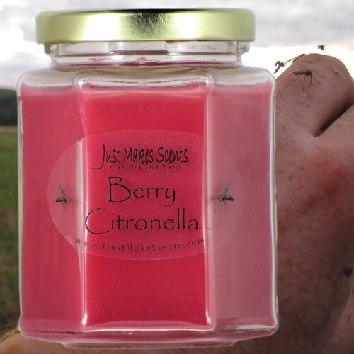 Lemongrass mosquito Repelling Scented Soy Candles Blended Etsy