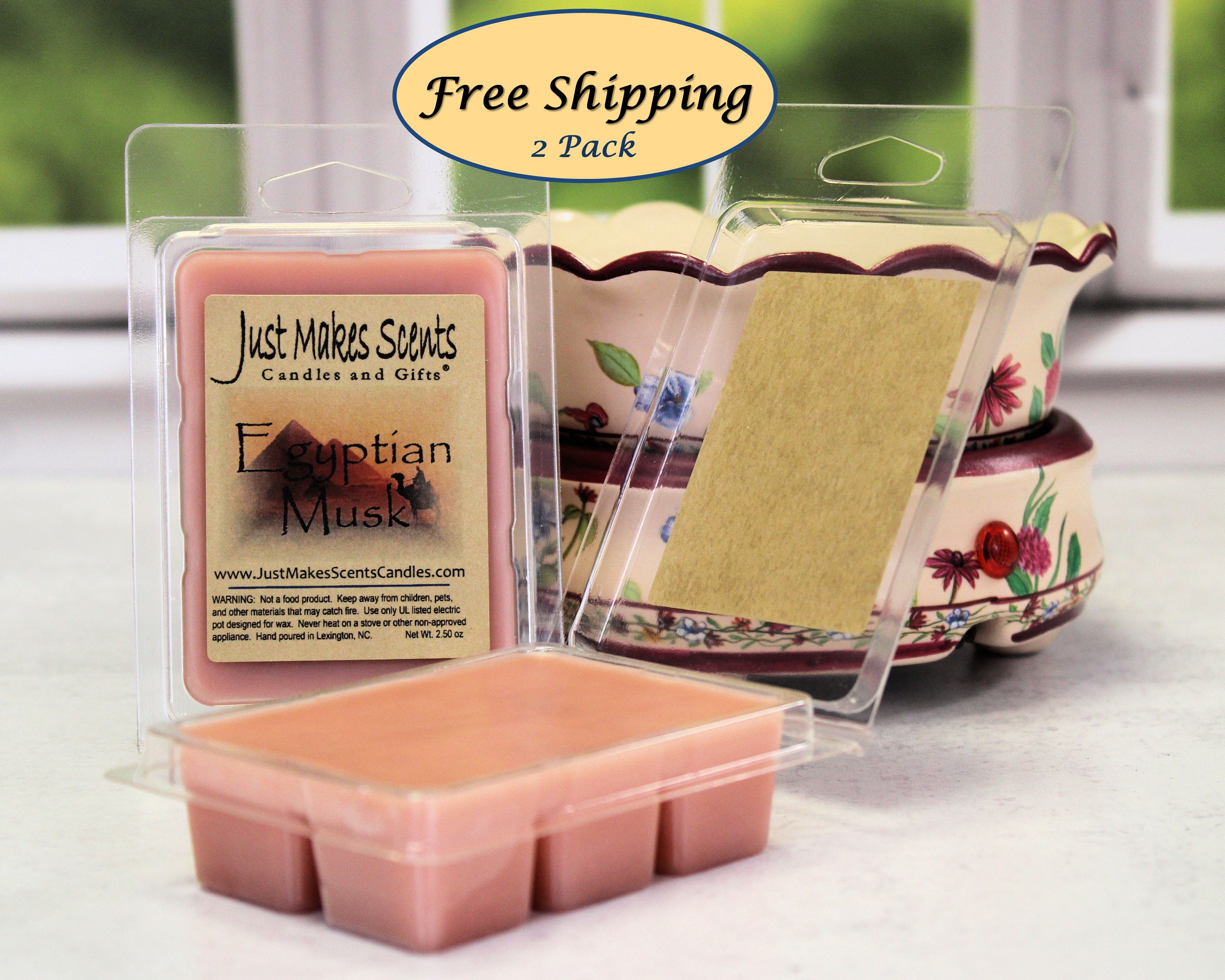 Wax Melts 2.5 Oz Agave Pear & Dark Musk Scent Wax Cubes Hemp Soy Wax Melts  Scented Wax Cubes Strong Scented Handmade 
