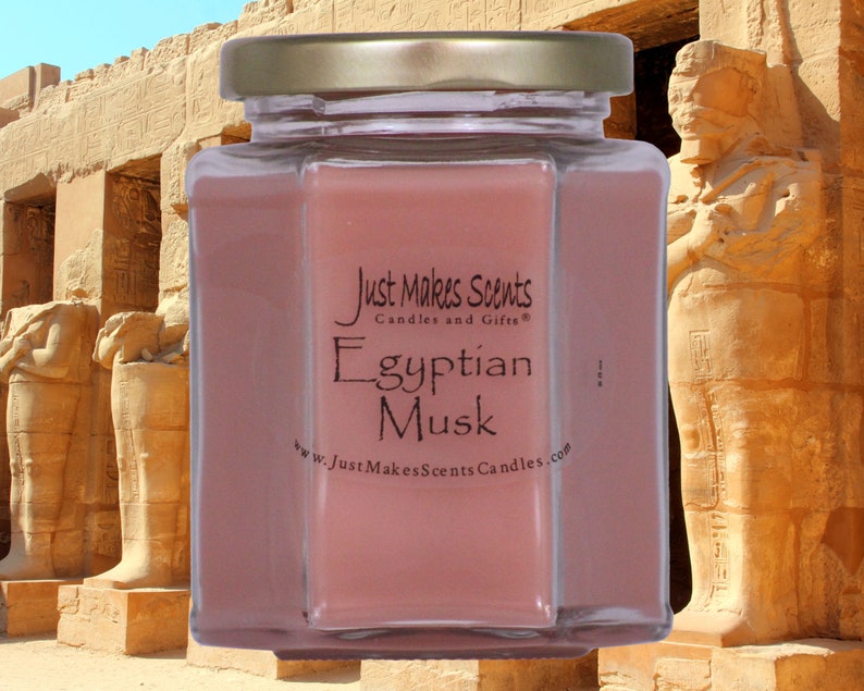 Egyptian Musk Blended Soy Candle Scented Soy Candles Egyptian Musk image 1