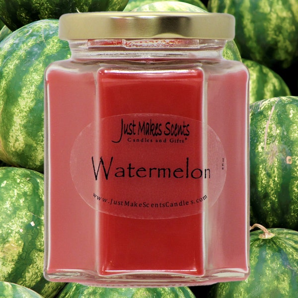 Watermelon Candle Etsy