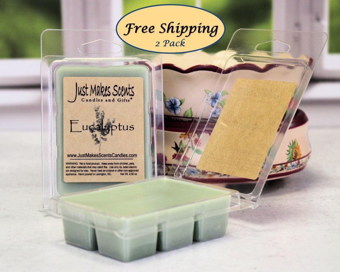 Eucalyptus Scented Wax Melts - 2 Pack With FREE SHIPPING - Scented Soy ...