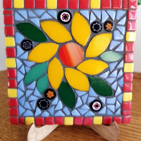 Mosaic Coaster - Etsy