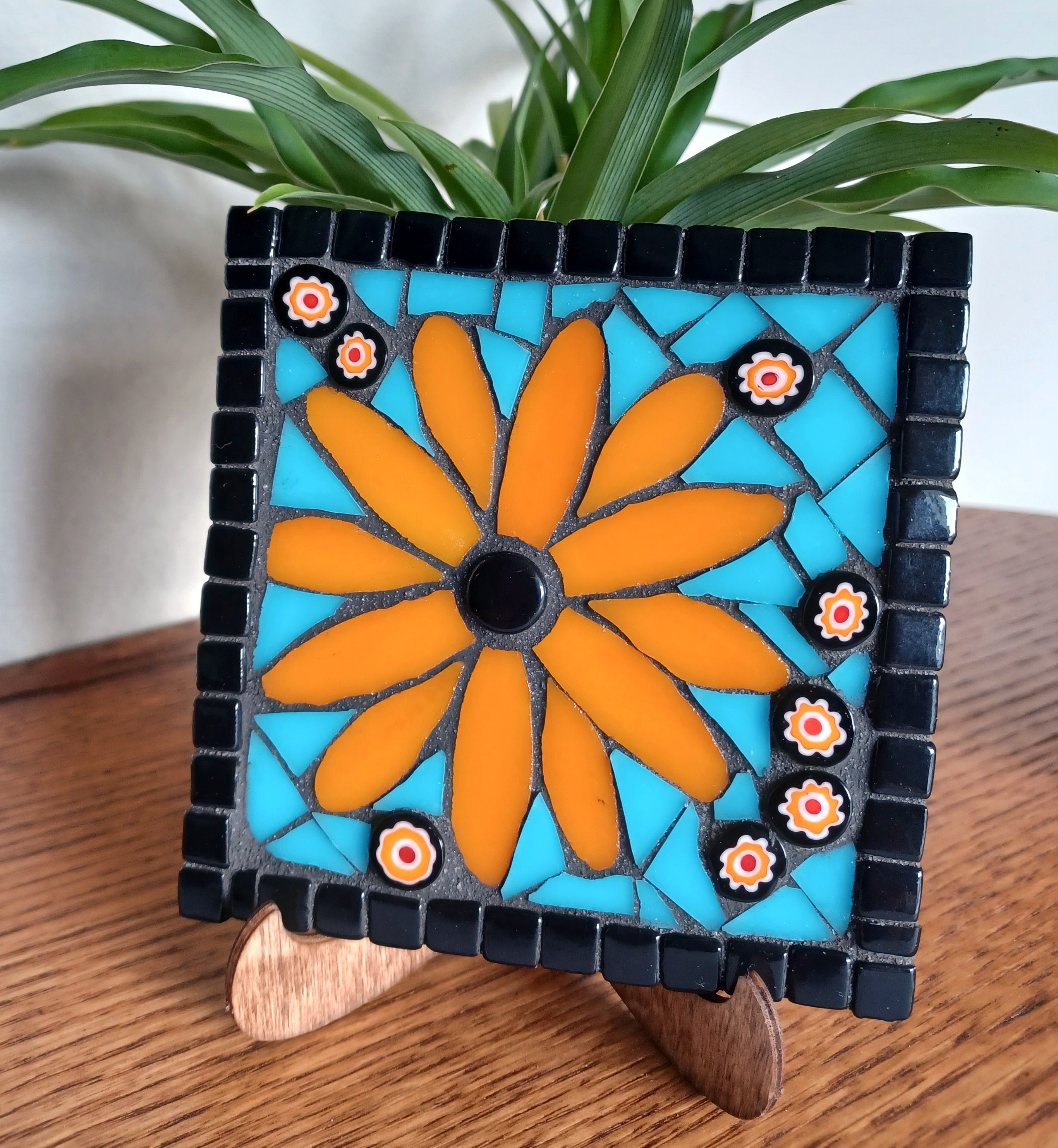 4x4 Stained Glass Panel - Etsy