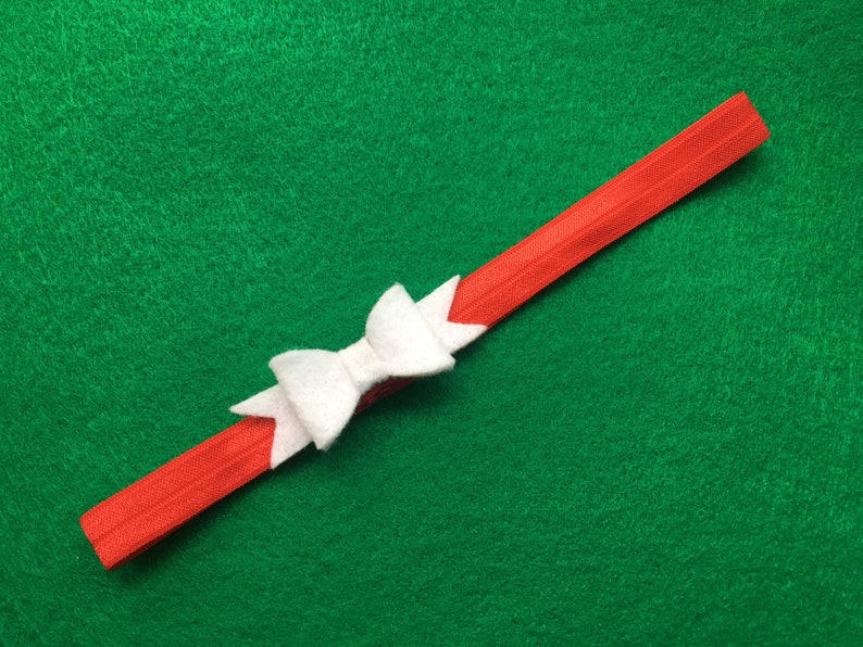 Baby small felt bow headband