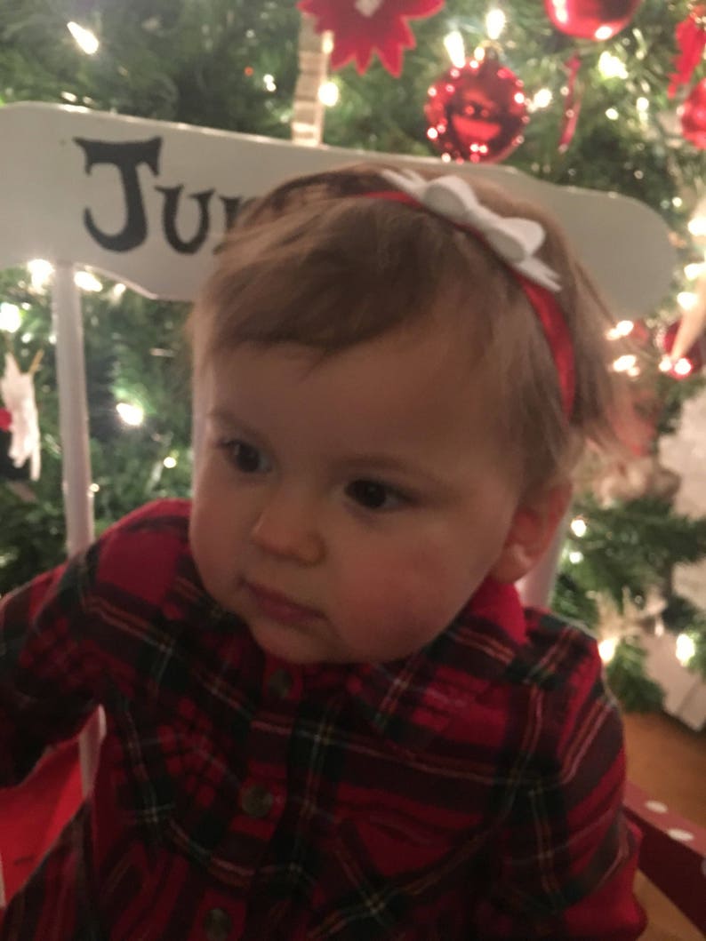 Baby small felt bow headband
