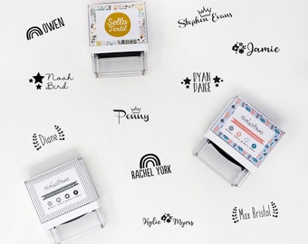 Personalized Fabric Name Stamp for Kids Clothes – Washable and Eco-Friendly Textile Marker | Ideal for School & Daycare