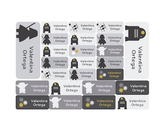 Star wars label | Etsy