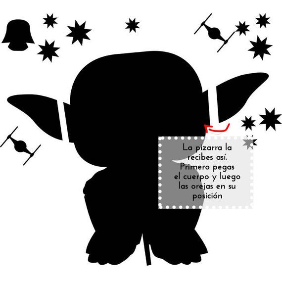 Blackboard for Drawings /& Children Scribbles Darth Vader walldecals Chalkboard nursery Darth Vader Chalkboard Star Wars Vinyl Decal