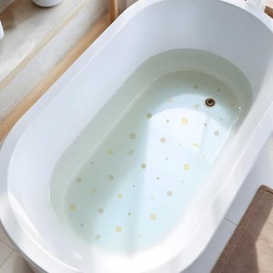 Antislipvinyl voor badkuipen en douches – 90 stickers voor kindveiligheid | Decoratief bubbelontwerp voor de badkamer (kinderen/volwassenen)