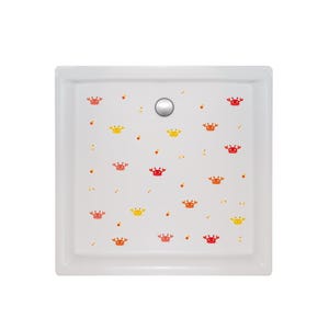 Cute Crab Bathtub Decals – Waterproof Kids Stickers – Non-Slip Shower & Bathtub Safety – Baby Bathroom Decor – Anti-Slip Mat Alternative