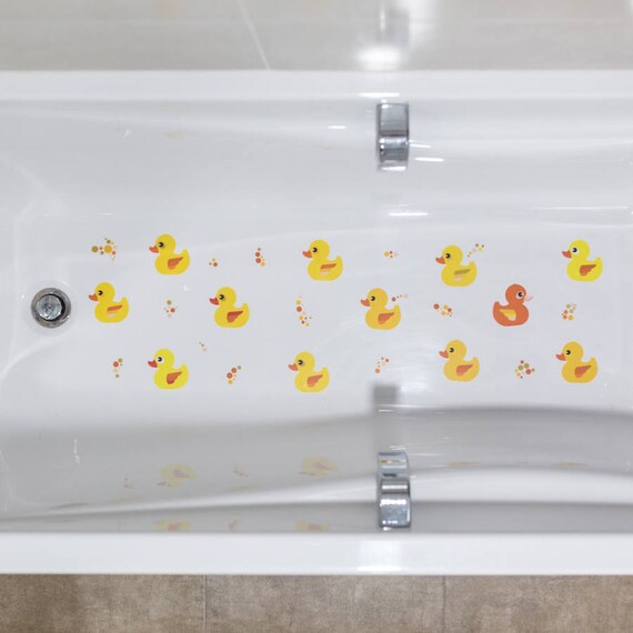 Ducks for baths. Nonskid vinyl decals for bathtub. Non Slip Etsy