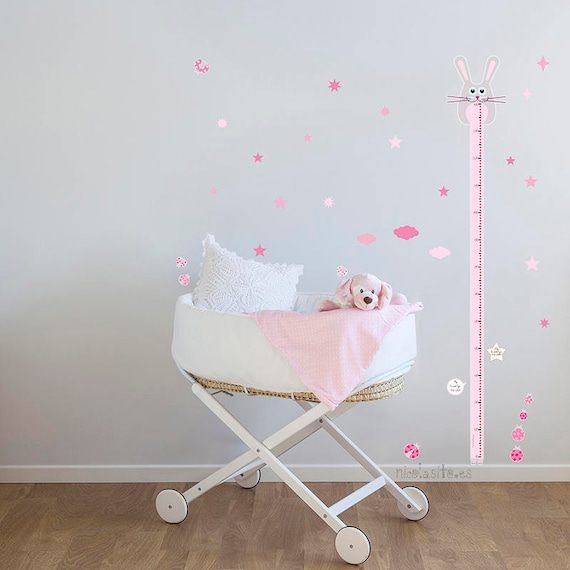 DXiongW 65-185 cm Medidor Niños Pared Adhesivo 3D Unicornio