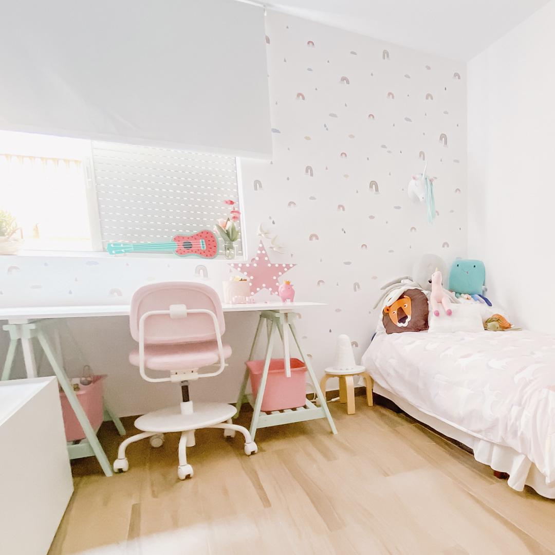 Adesivi Murali Rimovibili Fai Da Te – Nuvole Colorate E Arcobaleno In Vinile, Decorazione Per Cameretta Bambini, Soggiorno, 30x90 Cm (2 Fogli) - 4