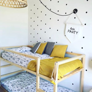 Vinilos de lunares Polka dots. Vinilos círculos decorativos. Decoración infantil pared Topitos. Pegatinas adhesivas pared mini polka dots imagen 6