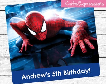 Spiderman goody bags, Spiderman favors, Spiderman party bags, Printable labels, Super hero theme party, spiderman theme decorations