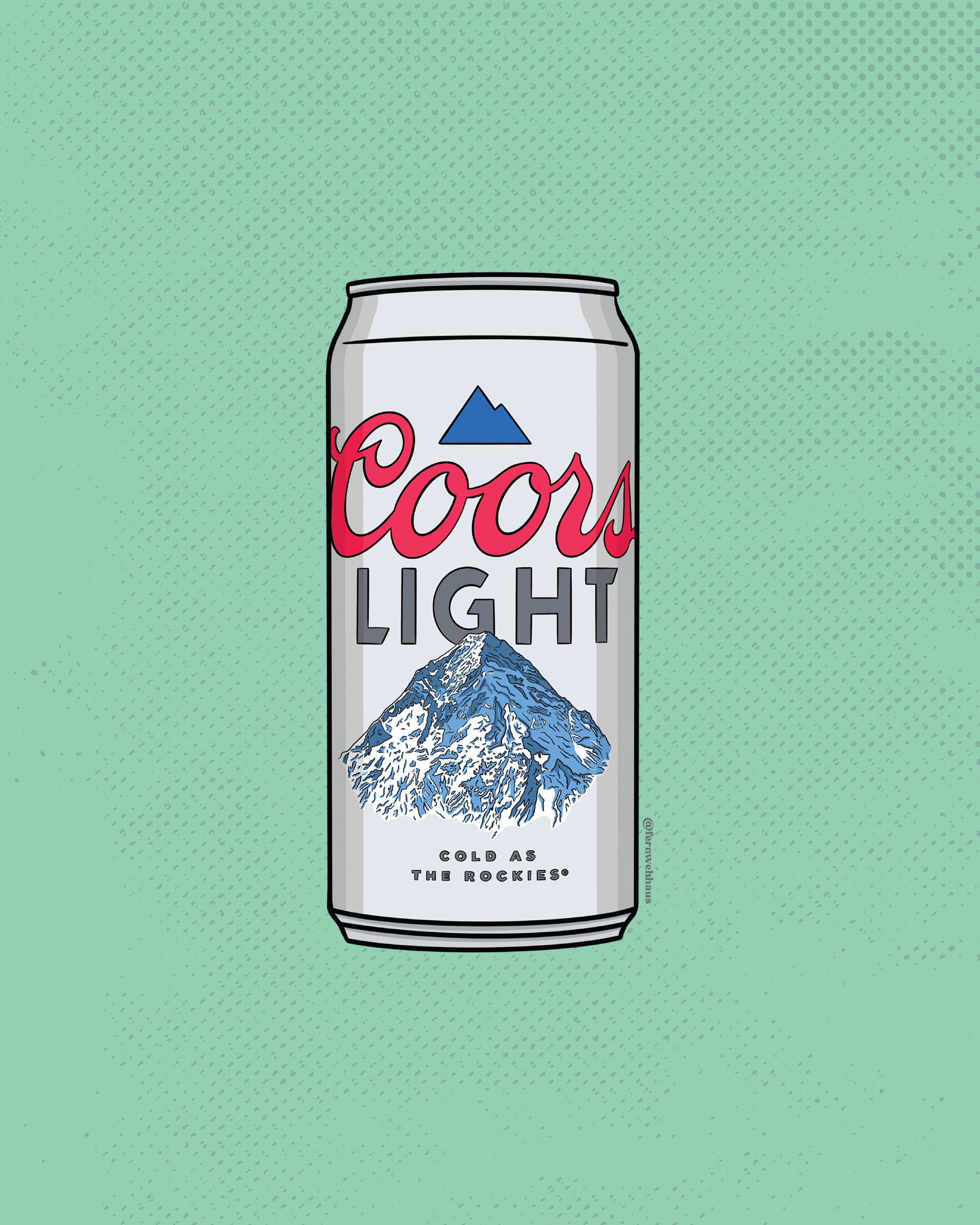 Coors Light Downloadable Print Etsy