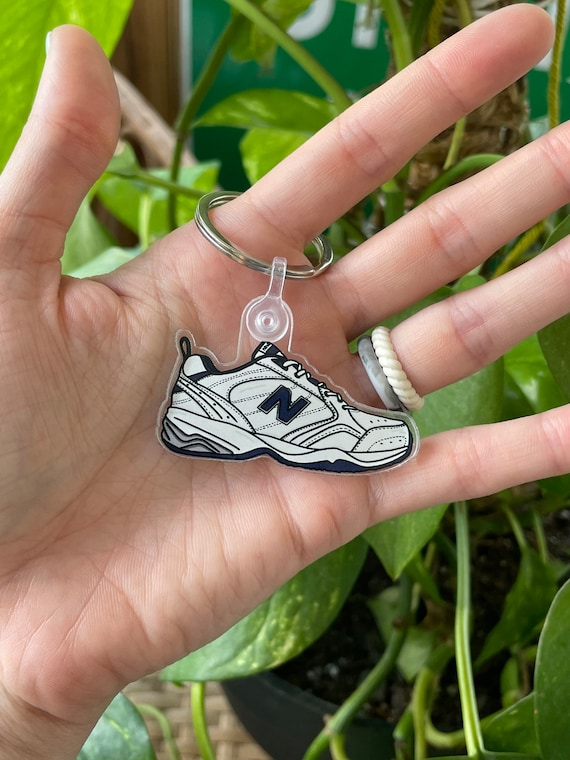 New Balance Inspired Shoe Keychain Etsy