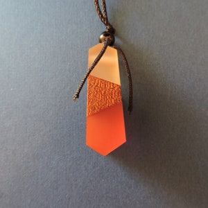 Pink resin, wood pendant necklace,  resin necklace, pink pendant, pink pendant, adjustable necklace, ladies&#39; necklace