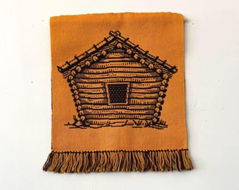 Tapiz de lana escandinavo vintage MOCK: tapiz geométrico de pared de estilo moderno de mediados de siglo, hecho en Finlandia.
