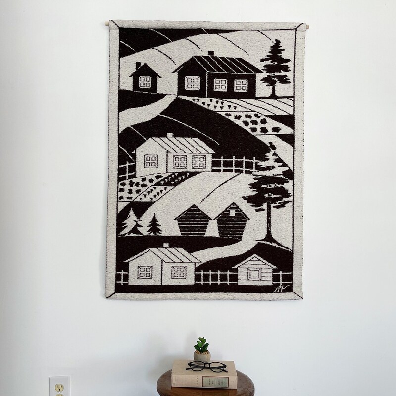 View of Scandinavian Wall Hanging - Etsy