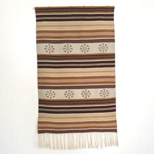 Vintage Scandinavian Wool Tapestry: Mid-Century Modern Finnish Raanu Wall Hanging