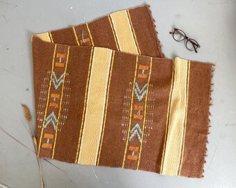 Vintage Scandinavian Chair or Bench Cover | Table Runner: Nordic Textile Folk Art