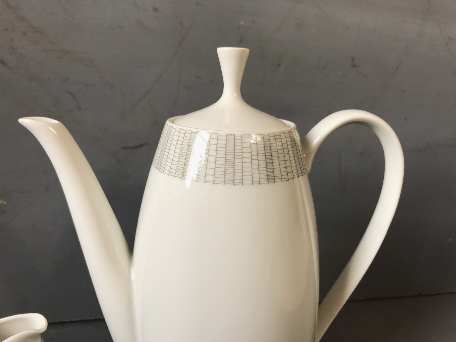 Vintage Midcentury Modern Arzberg Teapot and Creamer Etsy