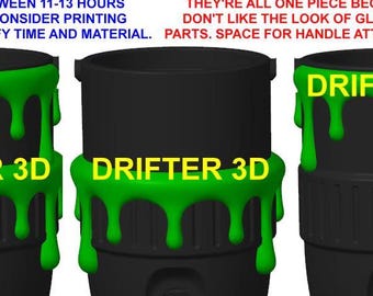 Slime Or Paint Theme- 12 Oz Standards Size Can Holders