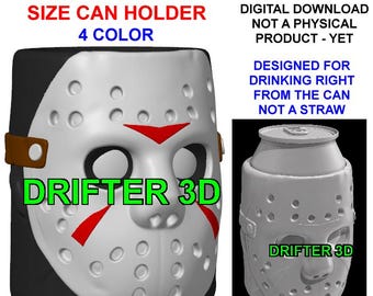 Jason 12 Oz Standard Size Can Holder - 4 Color -Digital Download