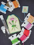 Tea bag Bookmark Embroidery Kit gift set