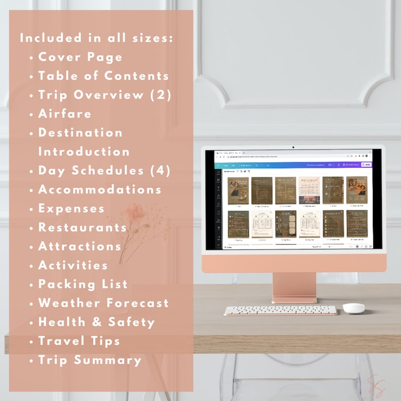 Travel Itinerary Template Travel Planner Travel Guide Italy Itinerary Canva Travel Itinerary ...
