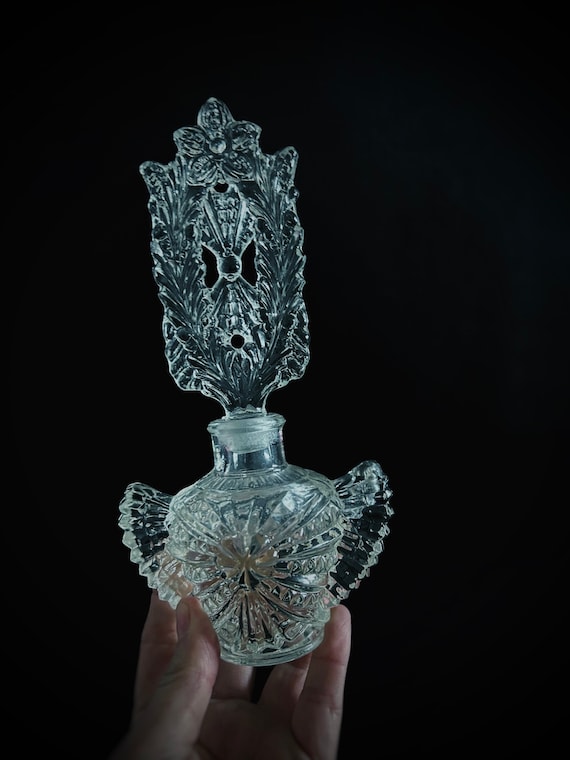 ART Nouveau perfume bottle | Antique CRYSTAL perfu
