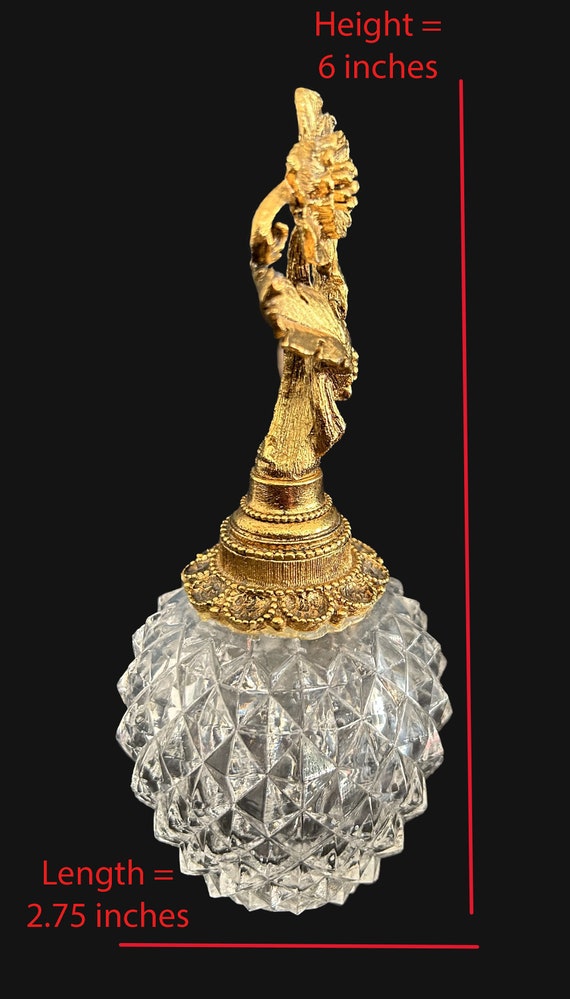 Midcentury MATSON perfume bottle | Vintage ormolu… - image 9