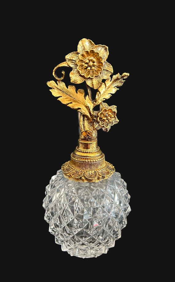 Midcentury MATSON perfume bottle | Vintage ormolu… - image 2