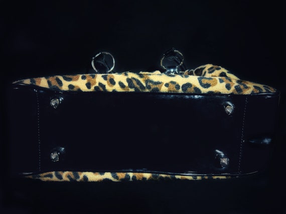 Vintage LUX DE VILLE - leopard print purse, y2k - image 8