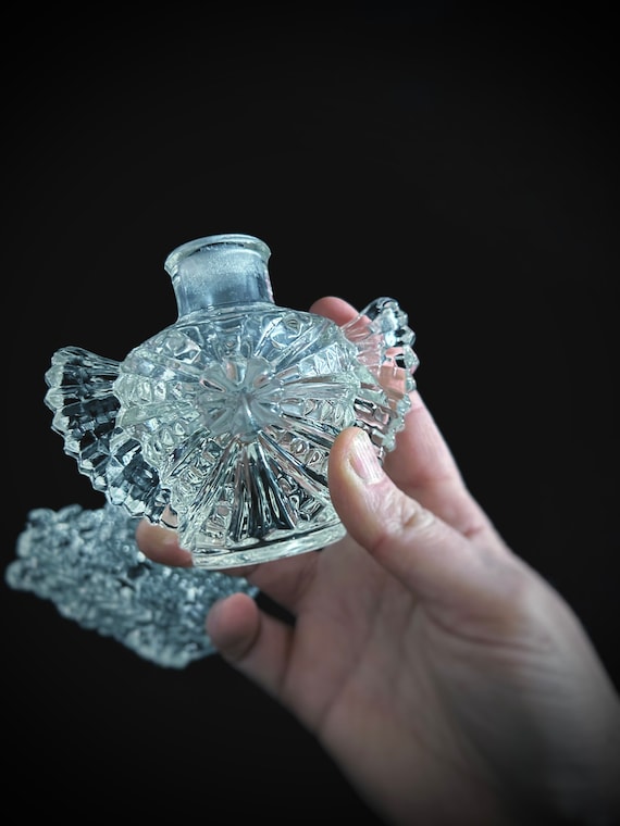 ART Nouveau perfume bottle | Antique CRYSTAL perf… - image 7