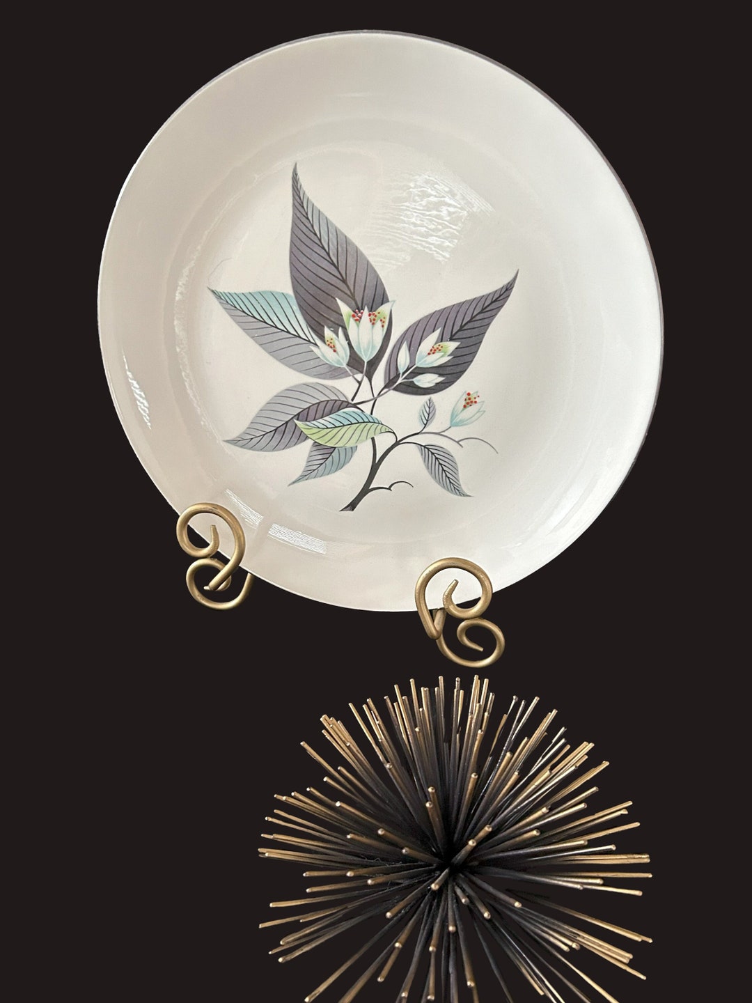 MIDCENTURY Dinnerware Salad Plates Set of 4 | MCM Vintage Collectible ...