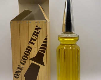 Bouteille après-rasage Avon One Good Turn vintage des années 1970 - FULL IN BOX, bouteille après-rasage Avon de collection/eau de Cologne