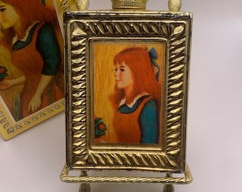 Frasco de vidro para perfume/colônia Avon vintage dos anos 70, em formato de moldura de foto - Novo, nunca usado, em perfeito estado.