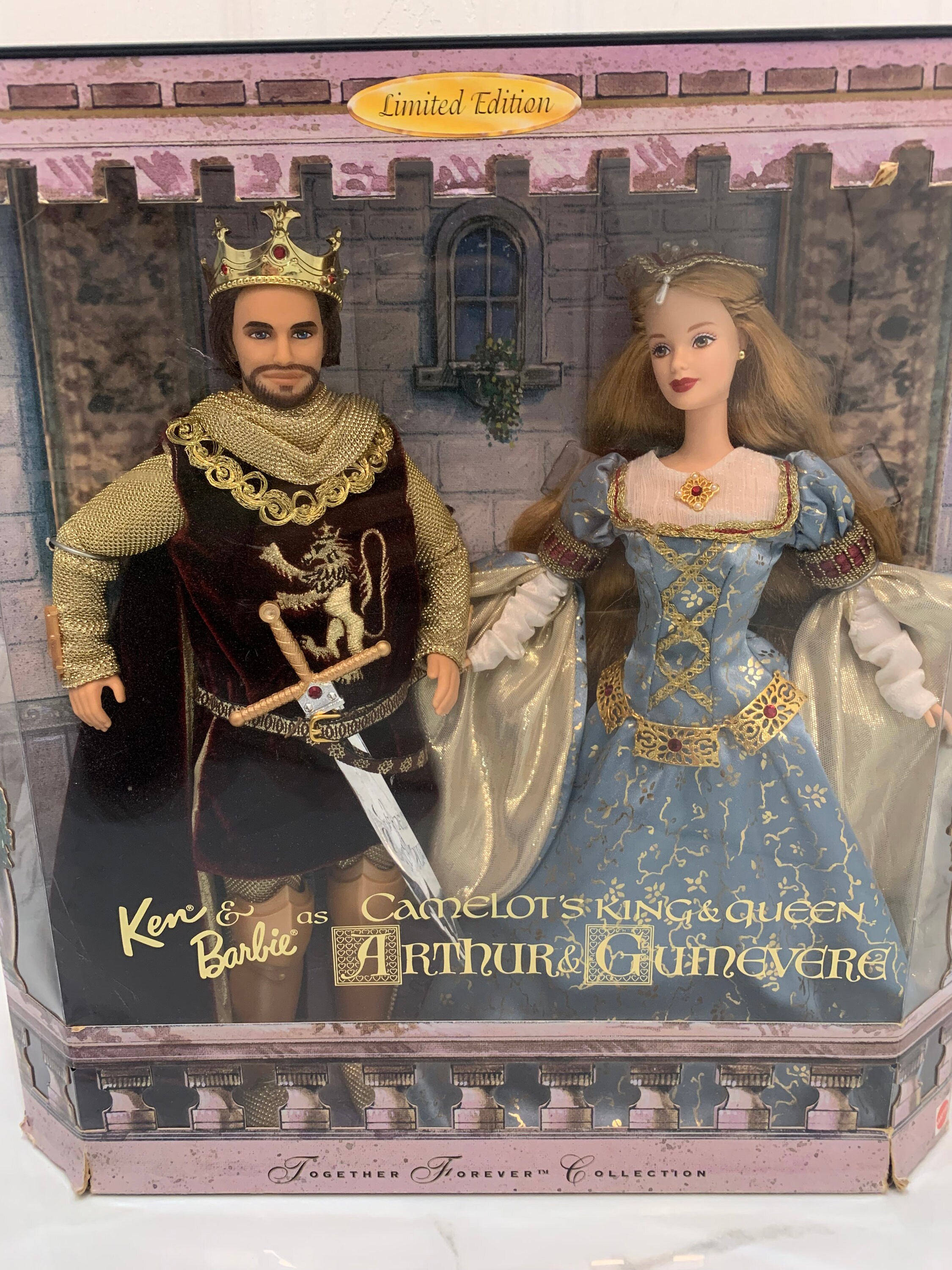 Vintage 1999 Barbie and Ken as Camelot s King Arthur Queen Guinevere NEW in Box Etsy