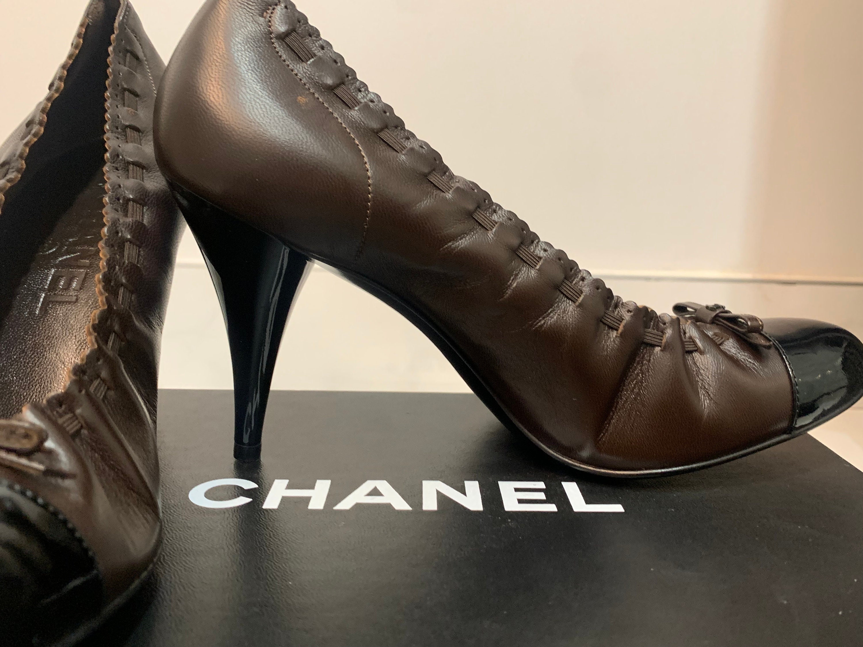 Vintage Chanel Shoes - Etsy
