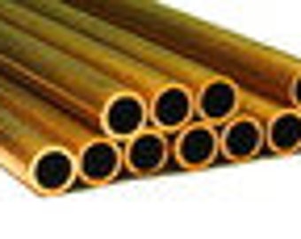 Copper Tube Alloy 260 3/8" OD x 1/4" ID x 12" Long