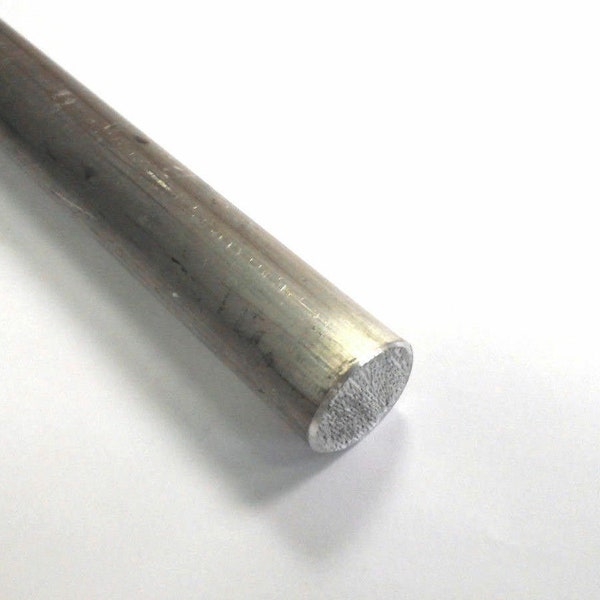 Aluminum 6061 Round Rod 1/2" Diameter X 1" Long