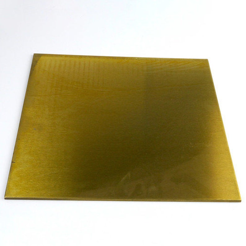 Brass Sheet Alloy 260 1/8 .125 X 2 X 6 Etsy