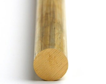 1 Pc of .21875 Alloy 360 Round Bar x 24 Brass Rod 7/32 1 Pc of .21875 Alloy 360 Round Bar x 24 Brass Rod 7/32