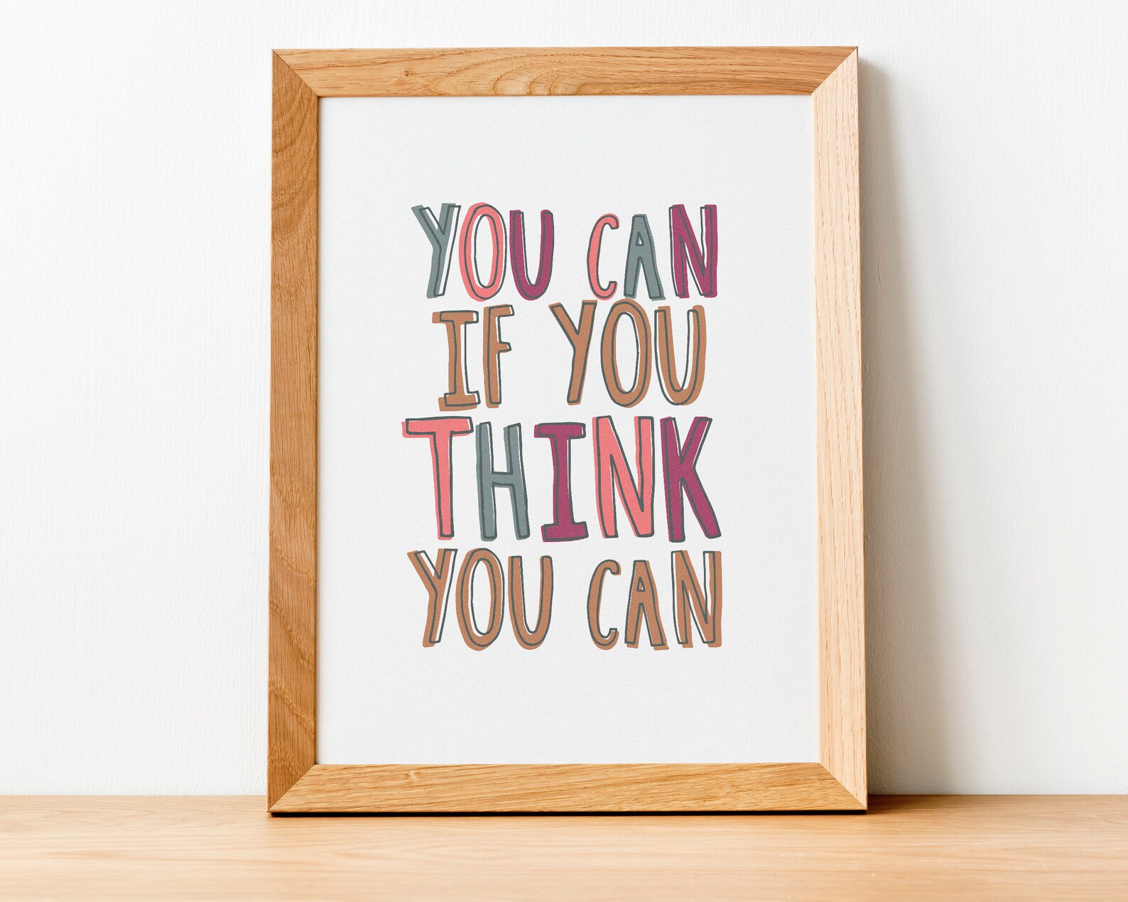 Positive Quote Wall Art Printable — Sizes 16x20, 11x14, 8x10, &amp; 5x7 ...
