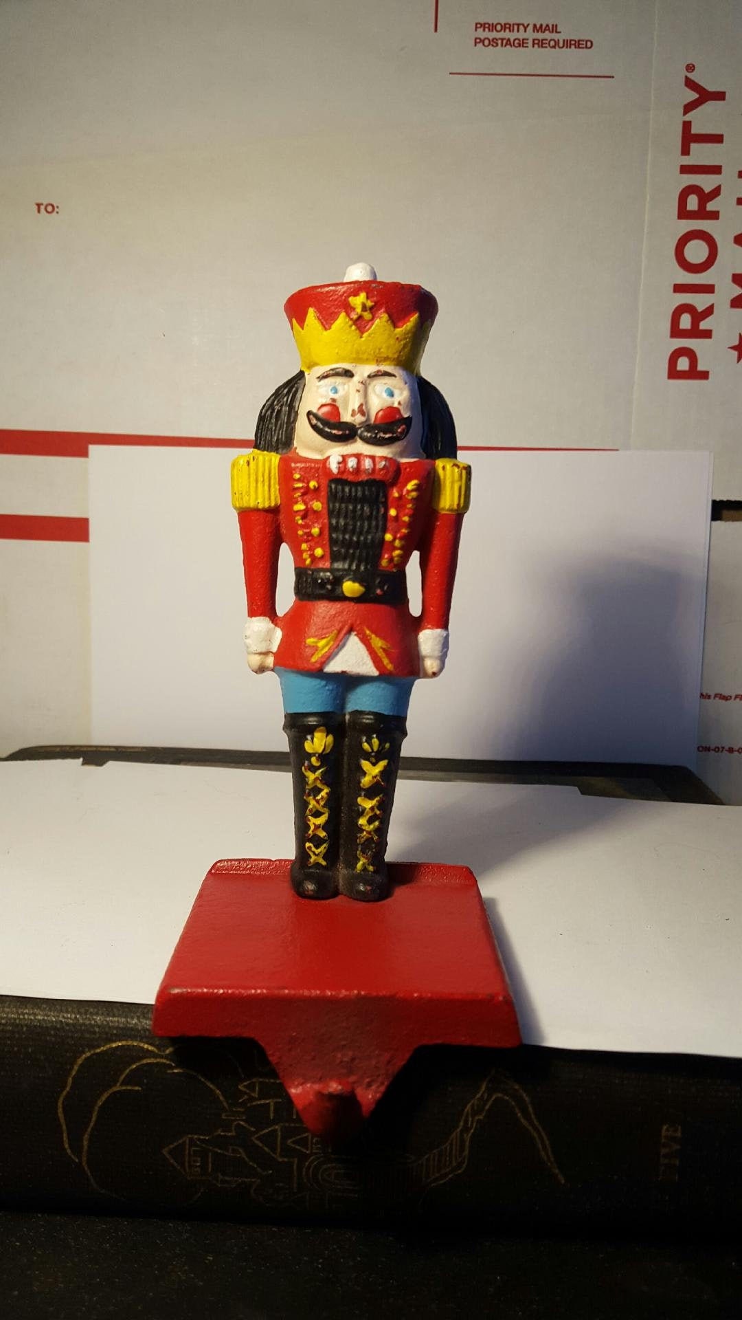 Nutcracker Midwest Cast Iron Stocking Hanger Holder Good Color Etsy