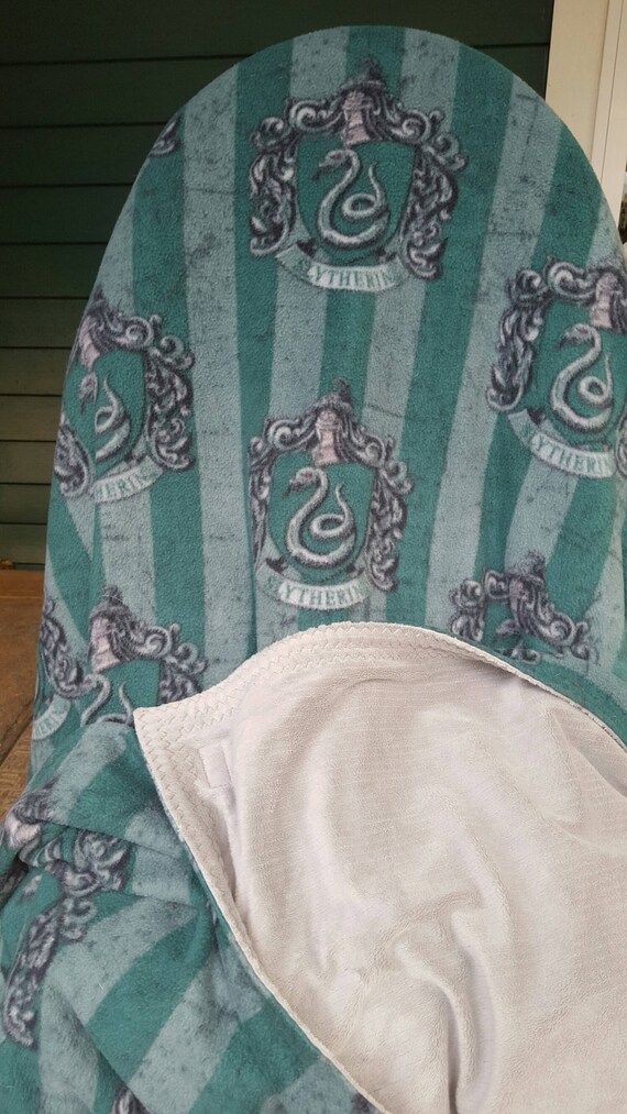 Harry Potter Slytherin Fleece Blanket Throw Slytherin crest Etsy