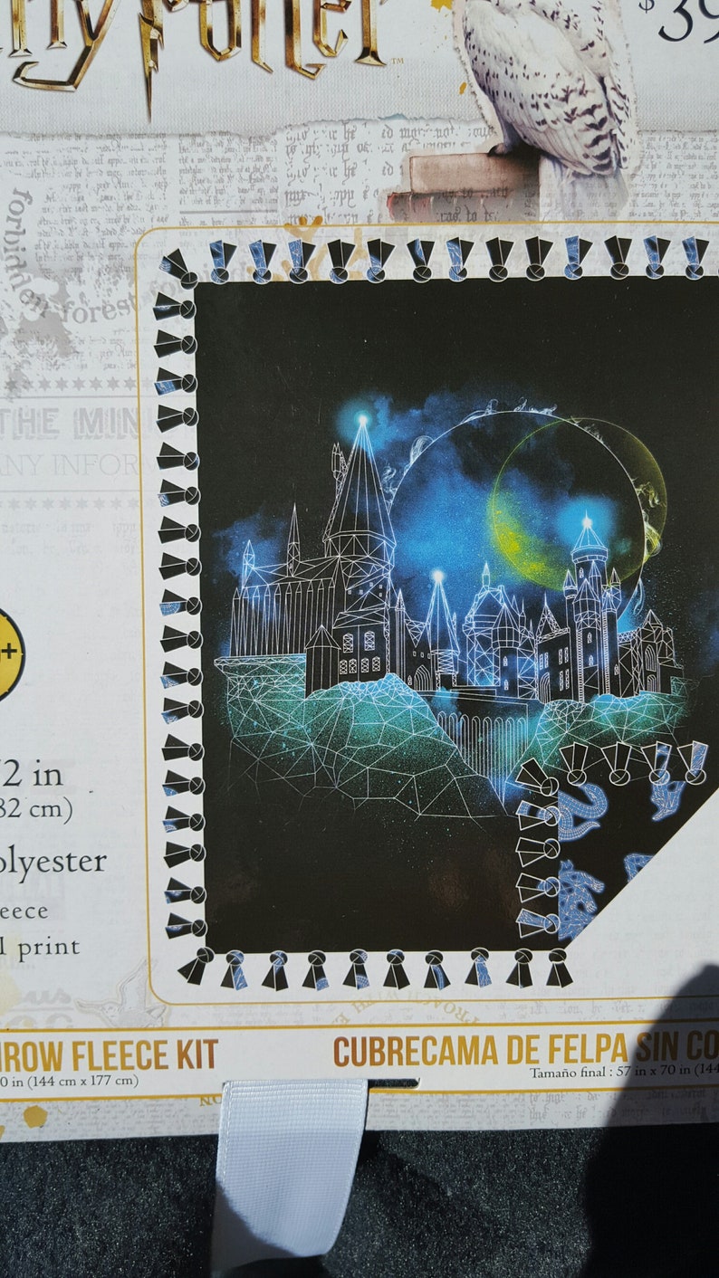 Hogwarts Castle Harry Potter Fleece Panel 72 X 60 Inch Panel Etsy